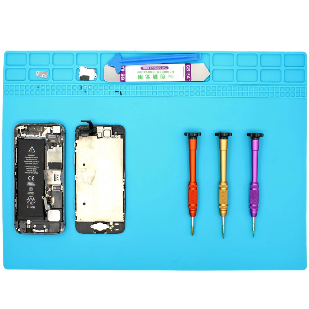 Термостойкий силиконовый коврик Toolstrong 28*20 см ремонт теплоизоляция|mat mat|mat soldermat desk