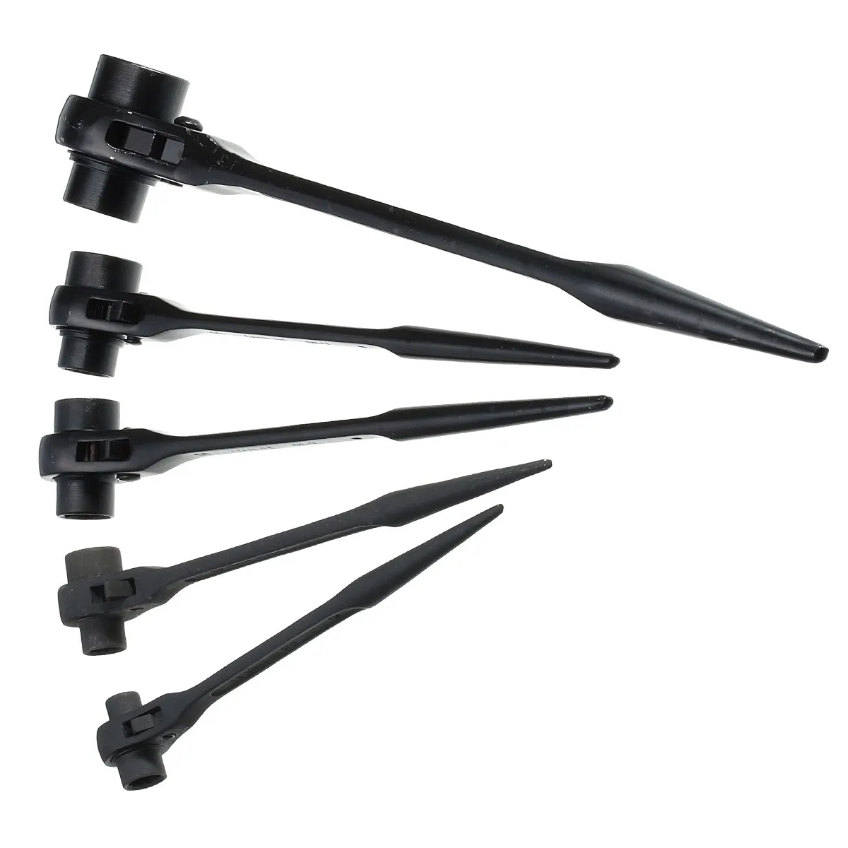 

5 Sizes-10-13-19-33mm Ratchet Podger Scaffold Spanner Scaffolding Ratchet Wrench Hand Tools Wrench