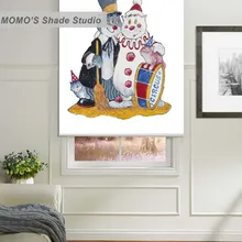 MOMO термоизолированная Затемняющая ткань на заказ мультфильм дети окна шторы ролик шторы-жалюзи затвор, PRB set5-10