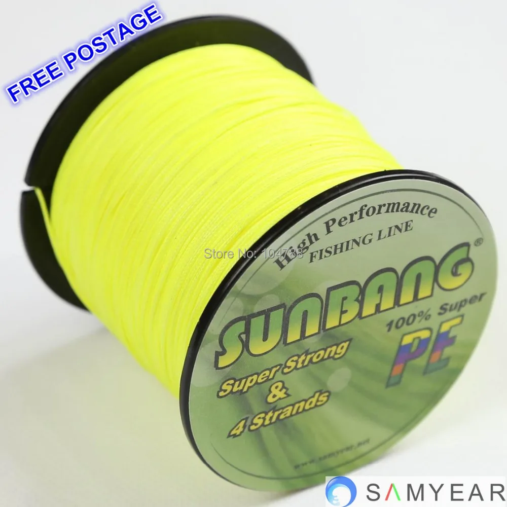 SUNBANG PE оплетка леска 4 нити 30LB 100 M