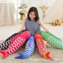 Японский Карп плюшевые игрушки подушки милые рыбы hug Спящая кукла Большие размеры рыбы кукла девочка 60 см 80 см 100 см