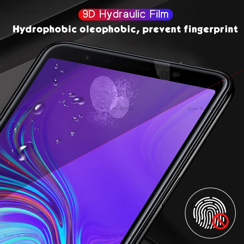 Защитная пленка Гидрогелевая для Samsung Galaxy A7 A9 A6 A8 Plus 2018 Star Lite не стекло|Защитные