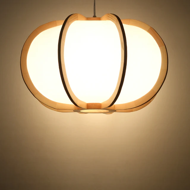Anese Style Hanging Lantern Wasu Decor Lamp Wood Restaurant Anese Style Hanging Lantern Wasu Decor Lamp Wood Restaurant Living Room Hallway Indoor Lighting Wooden Pendant Light