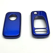 Triangle& Panic клавиатура дистанционный флип ключ защитный чехол глянцевый металлический синий цвет для Mercedes Benz