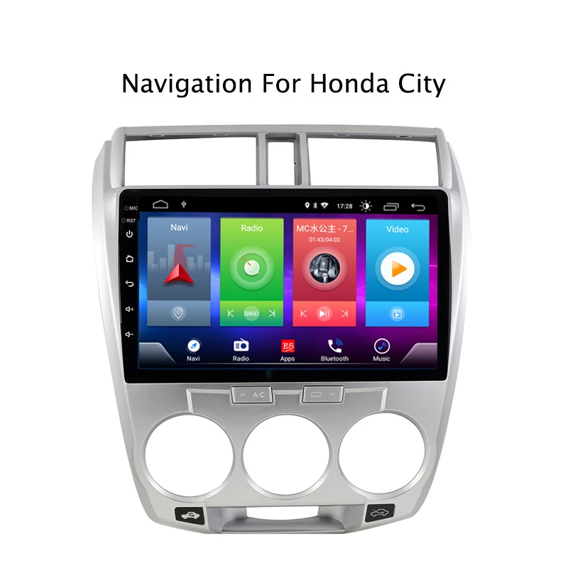 Sale Car Android 8.1 Multimedia Player for Honda CITY 2008-2014 GPS Navigation Device USB bluetooth steering wheel control support 1 Sale Car Android 8.1 Multimedia Player for Honda CITY 2008-2014 GPS Navigation Device USB bluetooth steering wheel control support 1