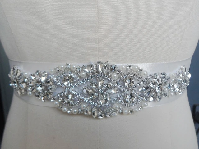 2017exquisite Handmade Bridal Belt Decorative Accessories Sparkling 2017exquisite Handmade Bridal Belt Decorative Accessories Sparkling Crystal Wedding Dress Belts Beads Slim Girdle Sash