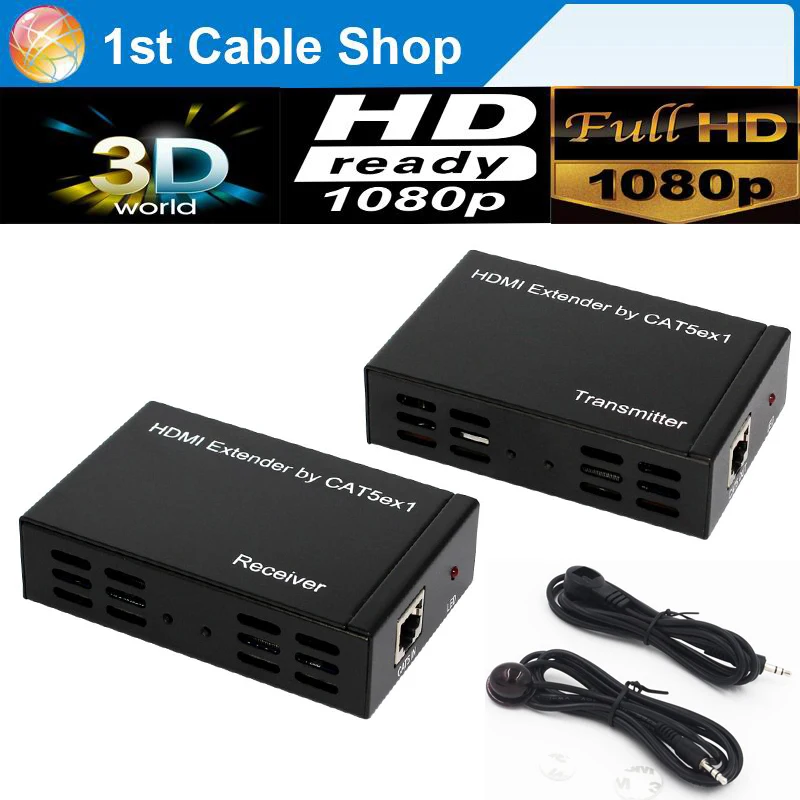 Buy 1080P HDMI receiver for HDMI extender based on IP/TCP with IR Supports 1