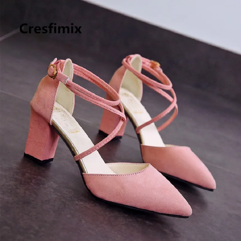 Cresfimix mujer tacones altos women fashion classic light weight spring high heel sheos lady flock black high heel pumps c3289 Cresfimix mujer tacones altos women fashion classic light weight spring high heel sheos lady flock black high heel pumps c3289