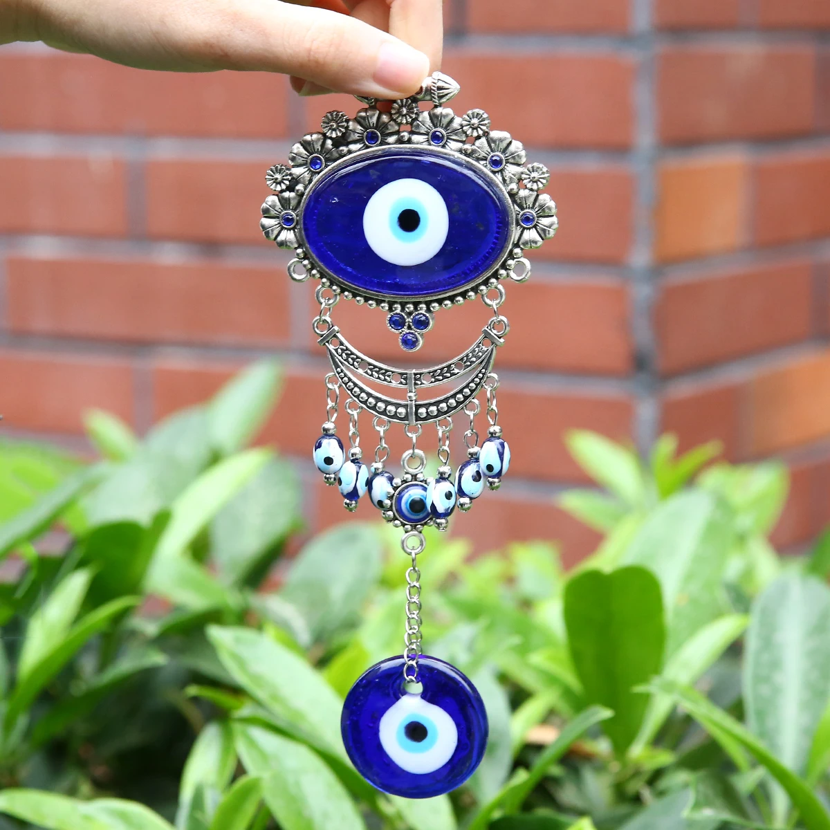 Blue Turkish Evil Eye Pendants Wall Hanging Decoration Blessing Protection Home Decotation Lucky Pendant