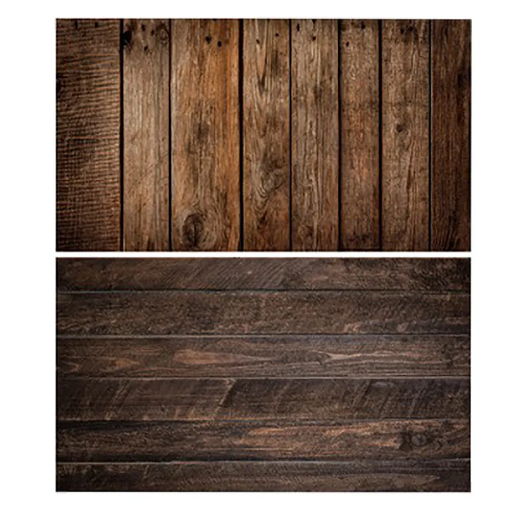 

2019 New Retro Wooden 22x35Inch 2-in-1 Seamless Background Paper for Photographers #NN0128