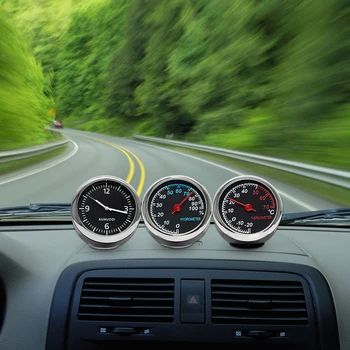 

Car Digital Clock Automobile Thermometer Hygrometer Quartz Watch Mini Anti-Scratch Decoration Ornament Car-Styling For Home Auto