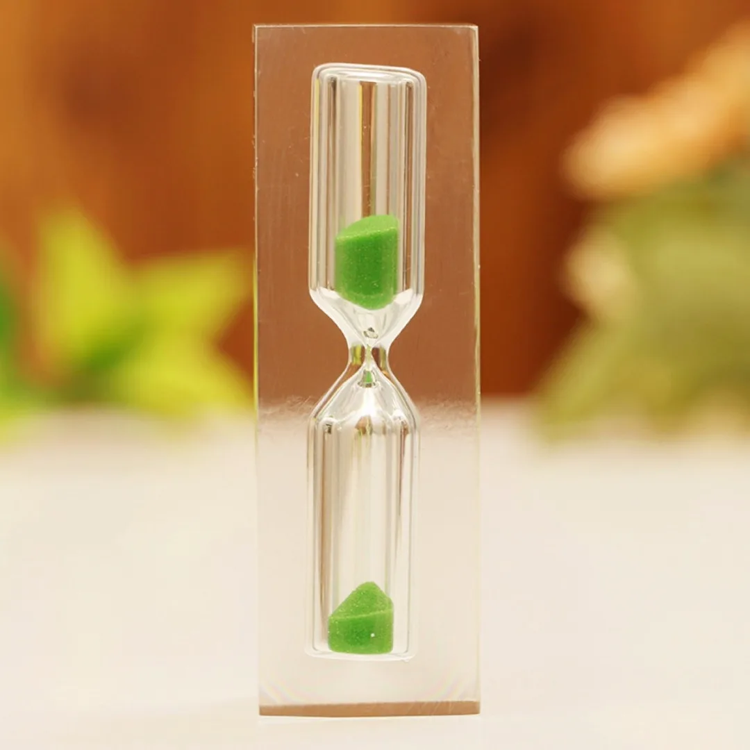 JX-LCLYL Sand Clock Sandglass Hourglass Timer Acrylic 3 Minutes for Tea Cafe Kitchen Cook