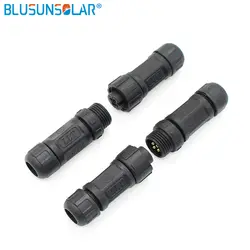 M12 IP67 2Pin, 3pin, 4 контакта, 5pin, 6pin 7pin сборки мужской разъем Pin водонепроницаемый разъем в разъемы освещения