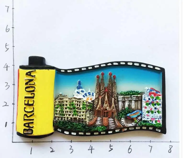 

Cute Spain Mallorca Tourist Travel Souvenir 3D Resin Decorative Fridge Magnet