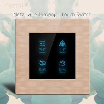 

Home Automation Wall switch Drawing function Crystal Glass Panel Touch Switch