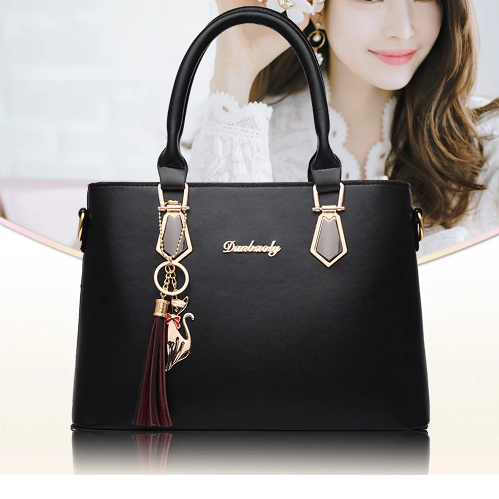 Women Handbags Tote Bag Shoulder leather Bag luxury handbag Cross-body women evening big bags Top Handle Satchel Purse Set 2pcs