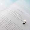 Modian New Solid 925 Sterling Silver Natural Freshwater Pearl Shell Fashion Necklace Pendants For Women Classic Charm Jewelry ► Photo 3/5