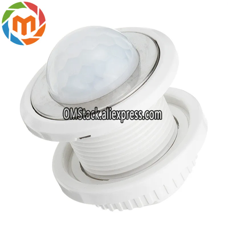 1PC-AC85-265V40mm-PIR-Infrared-Ray-Motion-Sensor-Switch-Time-Delay-Adjustable-Ceiling-Mode-Detector-Switching (3)