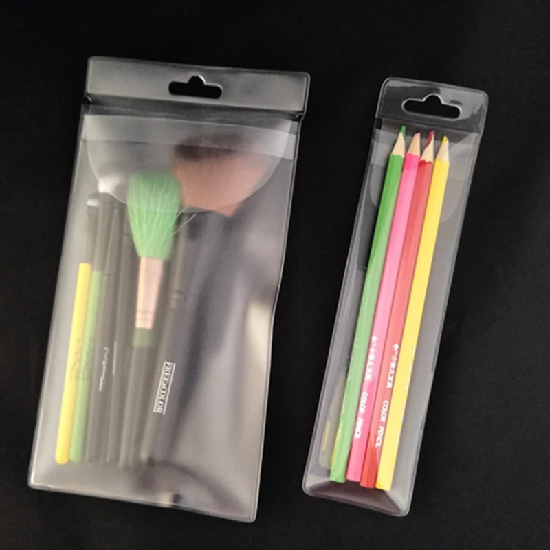 

1000 PCS Makeup Brushes Guard PVC Bag Good Protection Make Up Brushes Storage Case Cover Without Brush