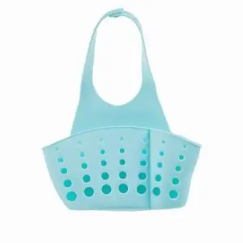 Kitchen Sink Sponge Holder Bathroom Hanging Strainer Organizer Exquisite Rack(Random Color - Цвет: Синий