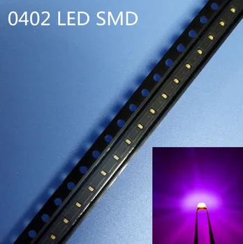 

3000PCS 0402 1005 1.0X0.5mm pink light SMD light-emitting diode SMD LED Lamp bead 1.0*0.5*0.35MM