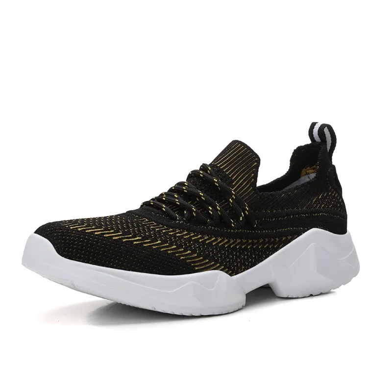 SZ7727 gold Lemai/модные летние женские кроссовки дышащие сетчатые повседневные туфли женские Балетки без шнуровки женская обувь без каблуков Мокасины 35-42 - Цвет: SZ7727 gold