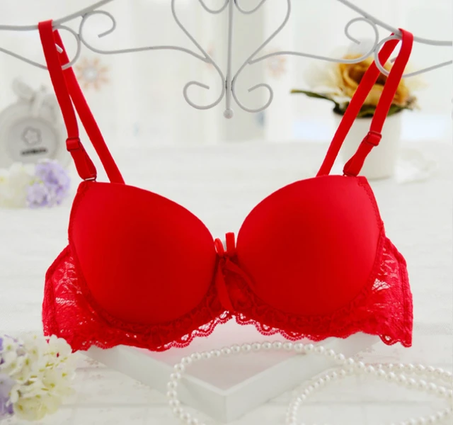 Young Girl Bra Push Up Lingerie Lace Brassiere Spandex Everyday Fashion  Women Underwear BH Top AA A B C Cup - AliExpress