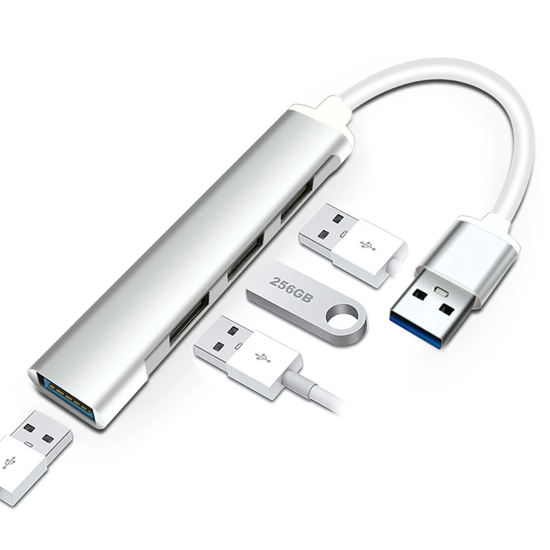 AAAJ-Мульти Usb 3,0 type C концентратор 4 порта адаптер сплиттер интерфейс питания Для Imac Macbook Air Usb3.0 ПК компьютер Ноутбук