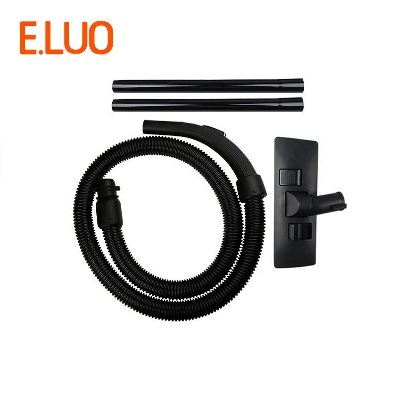 Diameter 32mm Black Flexible suction Hose+Straight hose pipe +Floor