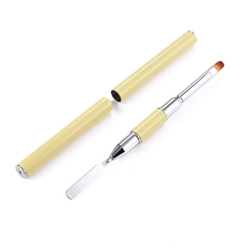 Двойной для ногтей кисть для рисования краска ing Pen Расширенная клей роспись ногтей инструменты для маникюра Лак для ногтей гелевая ручка для дизайна краски