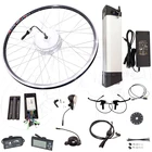  36v 250W 350W 500W Electric Bike Conversion Kit with 10ah/12ah Lithium Battery LCD LED PAS Throttle Kit bicicleta electrica