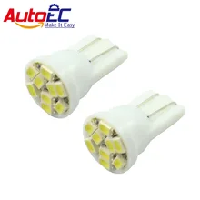 AutoEC 300x T10 194 168 9smd 1206 светодиодный для автомобилей и мотоциклов светодиодные Маркер Клин Индикация габаритный фонарь лампы DC12V# LB05