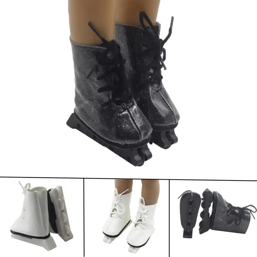 2018 Glitter Doll Roller Skates For 18 Inch Our Generation USA Girl Doll Girl Doll Accessories