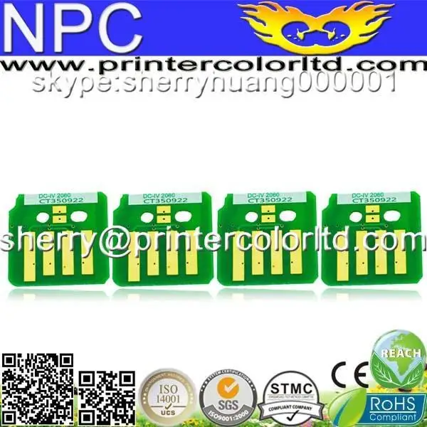 

toner refill kits chip 106R01570~106R01573 one set Toner chip for Xerox Phaser 7800 printer cartridge refill reset free shipping