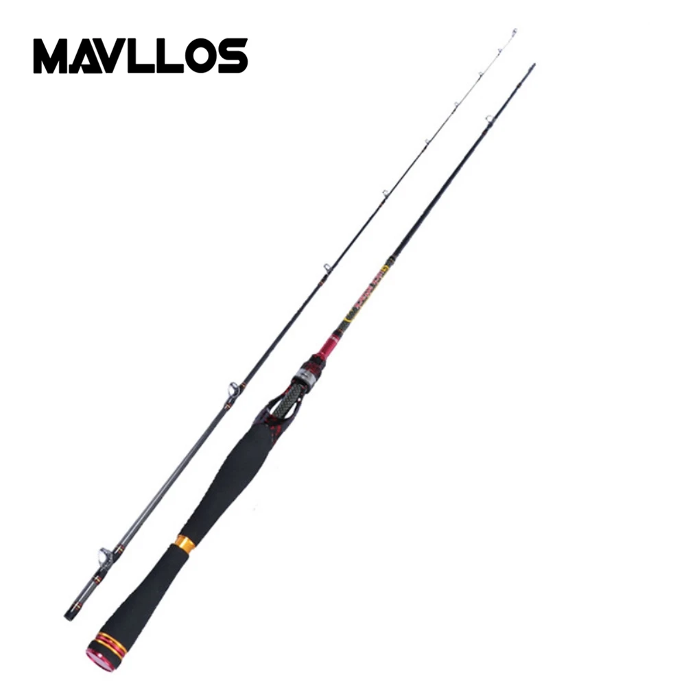 Mavllos 1.8m Fast Action Ultra Light Carbon Fiber Fishing Casting Rod 2