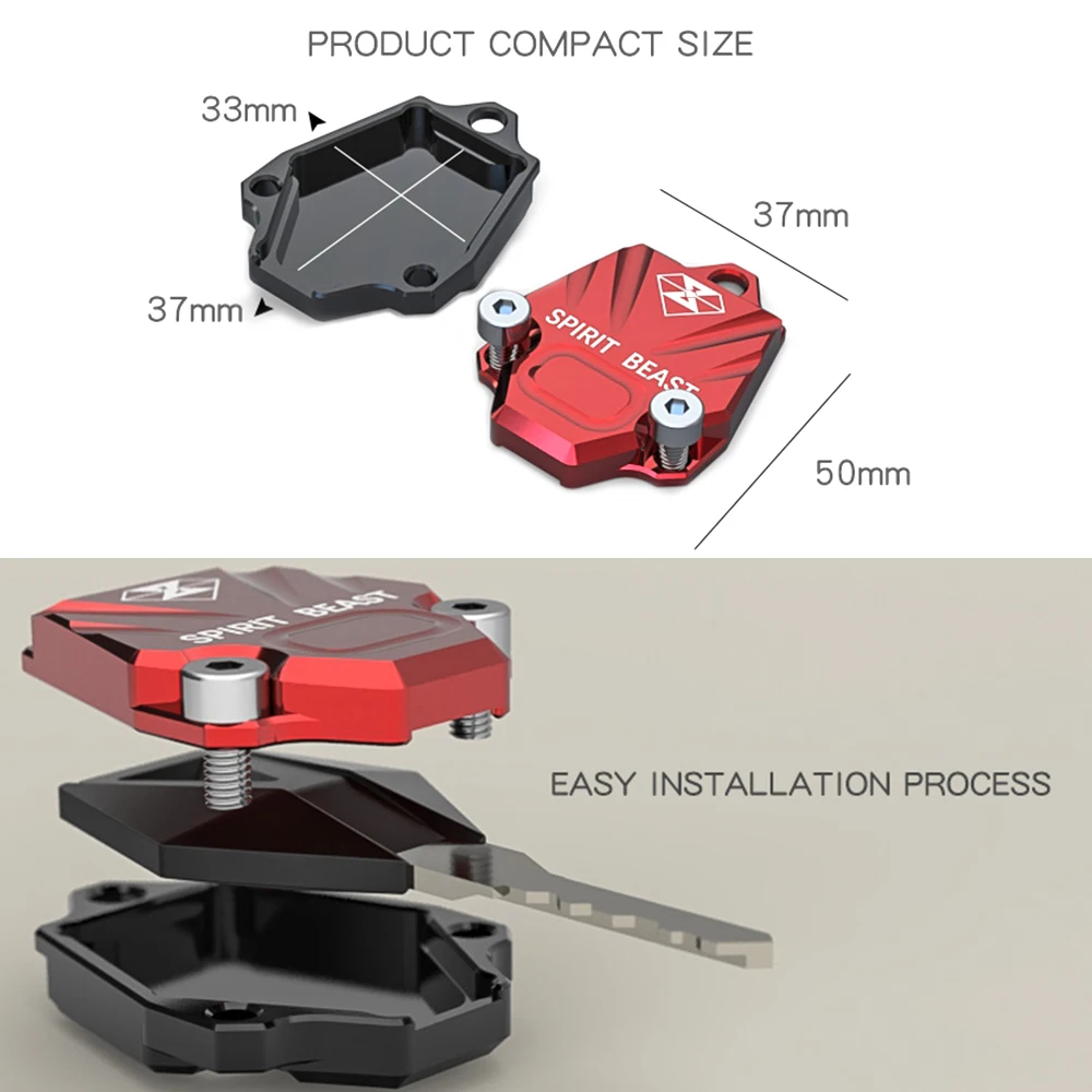 SPIRIT BEAST чехол для ключей от мотоцикла чехол аксессуары Мотоцикл Мотокросс Универсальный T6 алюминиевый сплав