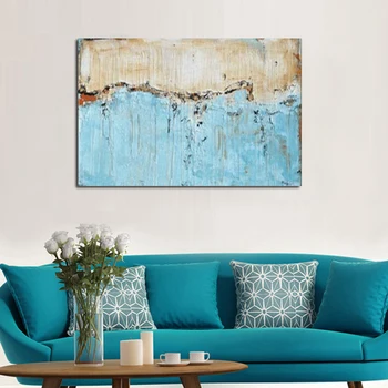 

Modern Abstract Art Painting Kitchen Landscape Wall Living Room Pictures Hand Painted Home Decoration Large Canvas Oil Paintings