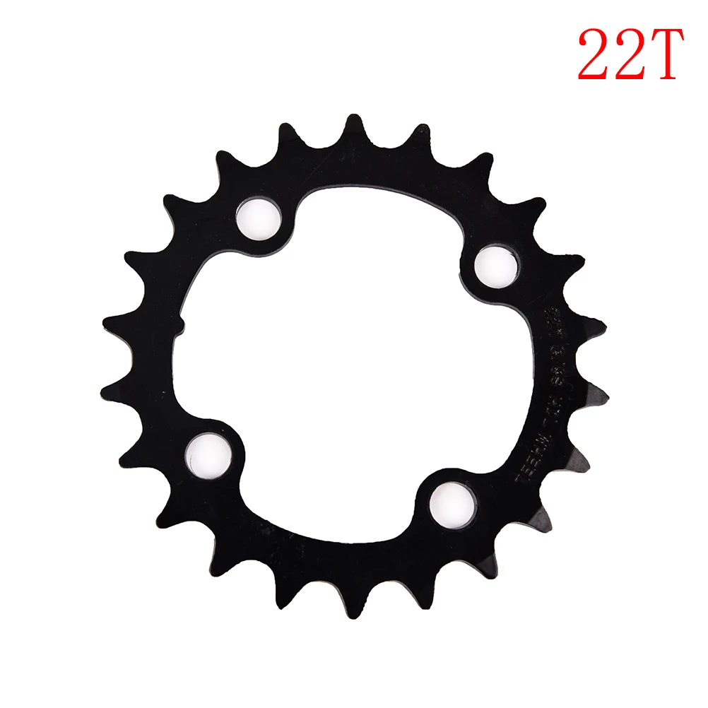 Велосипед MTB кольцо цепи велосипеда набор велосипедных звездочек 22 T/32 T/42 T черный - Цвет: 22T