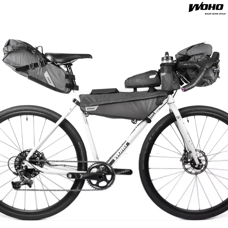 Top WOHO XTOURING Road Bike Water Bottle Bag Cycling Handlebar Bidon Pack Mountain Bike Cup Pannier Bicycle Ultralight Bottle Pouch 1