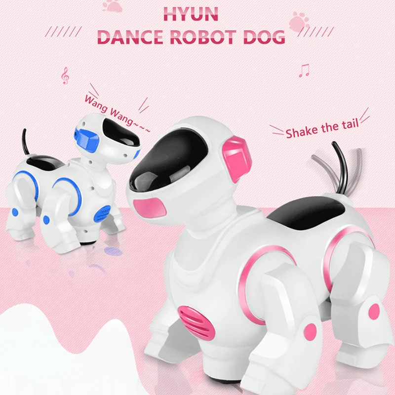 

Intelligent Robot Dog Children Puzzle Electric Toy Flash Light Voice Dance Machine Dog Kids Educational Toy Gifts LH0013837