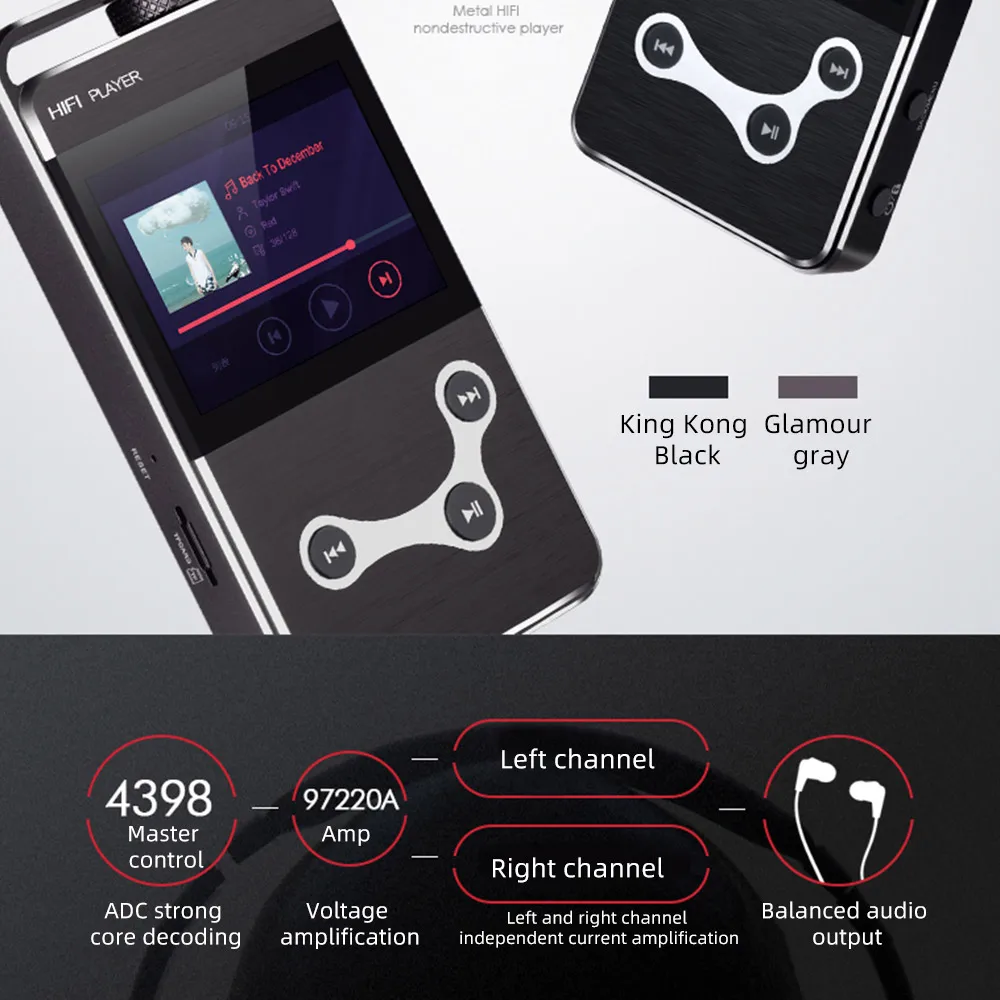 FDBRO HIFI DAC+ DSD Professional Music Player HD-X9 High Fidelity Lossless Music Fever Portable Lossless Music Player DAP MP3
