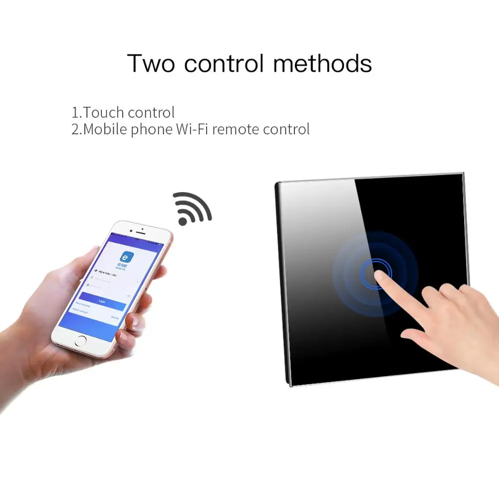 Настенный светильник ель с Wi Fi 220 В сенсорный/Wi 1/2/3 клавиши|Выключатели| |