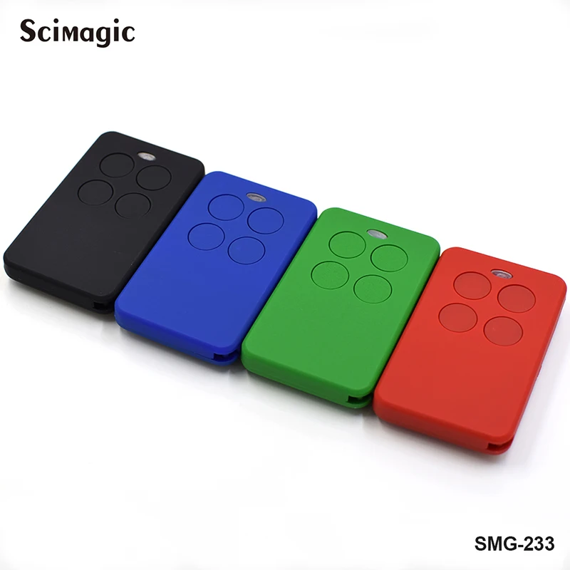 

3pcs Free shipping Universal Multi frequency 280-868MHZ 4 Button Garage door remote control for FAAC NICE CAME PUJOL Hormann