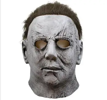 

Movie Halloween Horror Michael Myers Mask Carnival Cosplay Adult Latex Full Face Helmet Halloween Party Scary Props