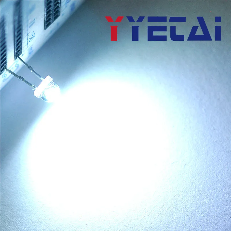 

YongYeTai LED Straw hat 5MM white glows white free shipping