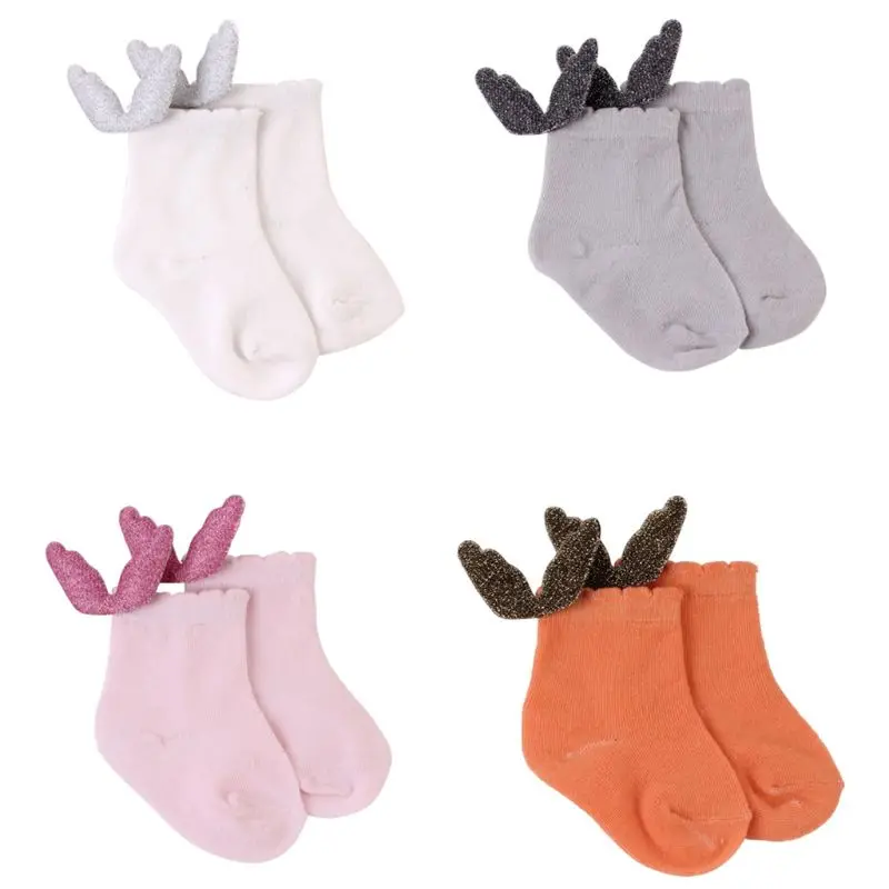

New Children Kids Socks Baby Plush Wings Breathable Sweat-absorbing Cute Boys Girls Clothing Accessories Unisex