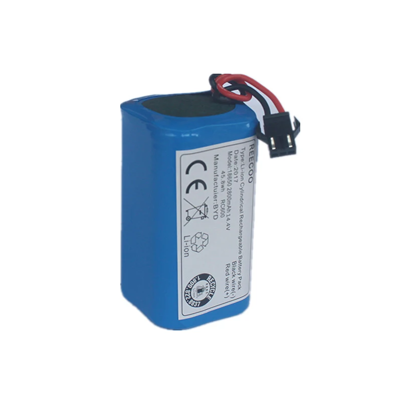 New 14.4V 2800mAh 18650 Li-Ion Replacement Battery For Ecovacs Mirror CEN360 CEN361 / DN620 DN621 Vacuum Cleaner Robot