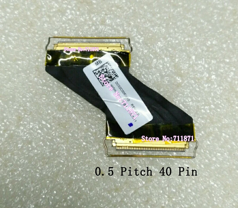 

type A Point to point 0.5 Pitch 40P I-PEX Cable Line Male to Male Short 40Pin I-PEX Line Cable 40 Pin IPEX Screen cable line