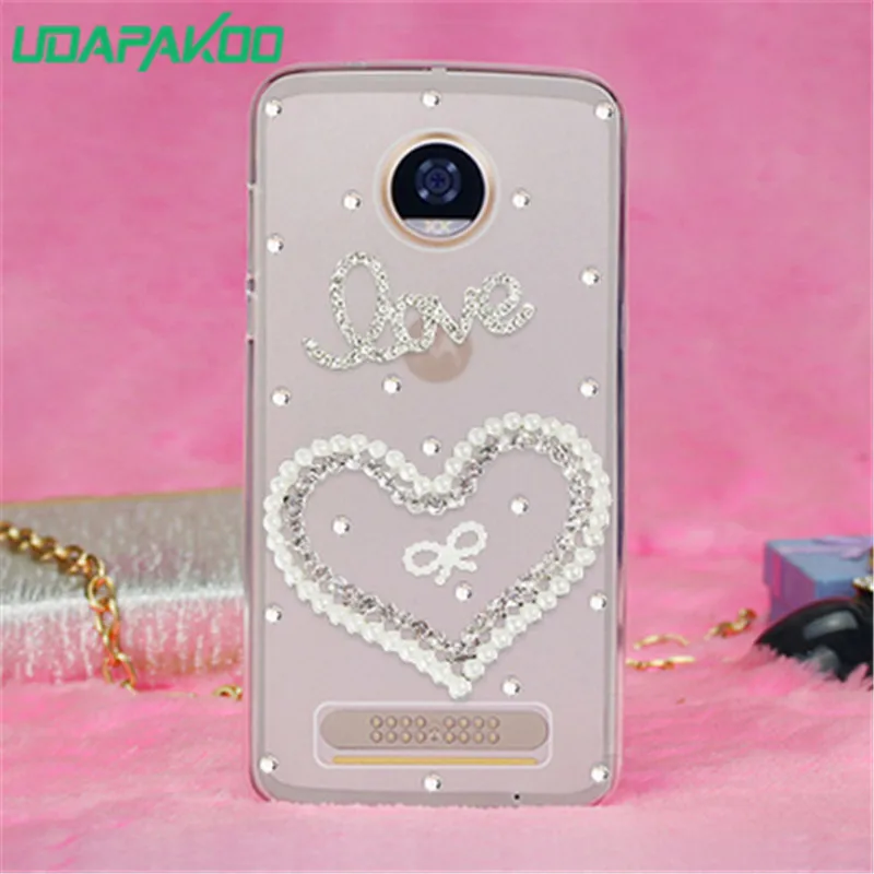 

Udapakoo Bling Luxury Case for Motorola MOTO E2 E4 E5 G7 G6 G5 G4 P30 PLAY/NOTE/PLUS Diamond case cover Crystal Capa Fundas