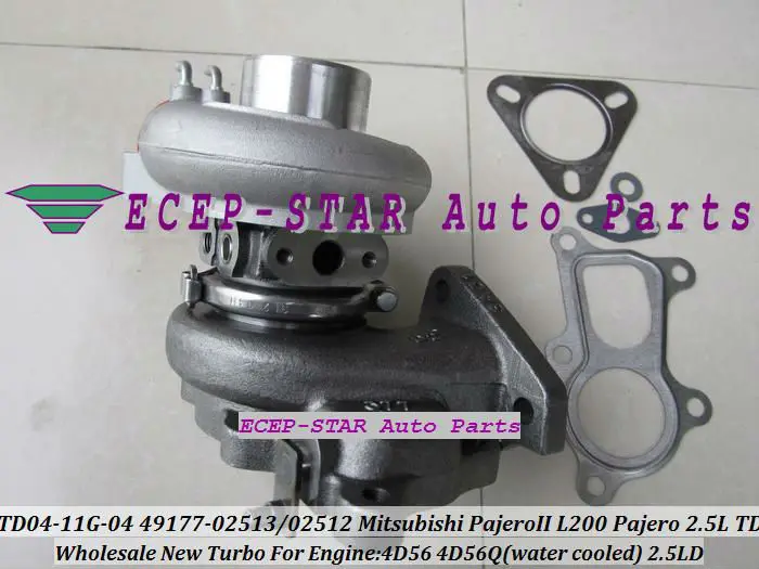 TD04 TD04-11G 49177-02513 49177-02512 28200-42540 49177-07612 турбо для Mitsubishi L200 MONTERO PAJERO Galloper 4D56 4D56Q 2.5L